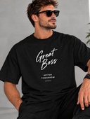 "Great Boss / BETTER TOMORROW“ oversize marškinėliai