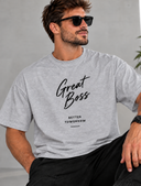 "Great Boss / BETTER TOMORROW“ oversize marškinėliai