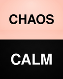 Džemperis „CHAOS / CALM“