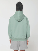 moteriskas zalias dzemperis su issiuvinetu tekstu