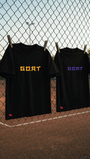 Dviejų Oversize marškinėlių komplektas „G.O.A.T“