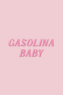 Siuvinėtas medvilninis krepšys   „GASOLINA BABY“